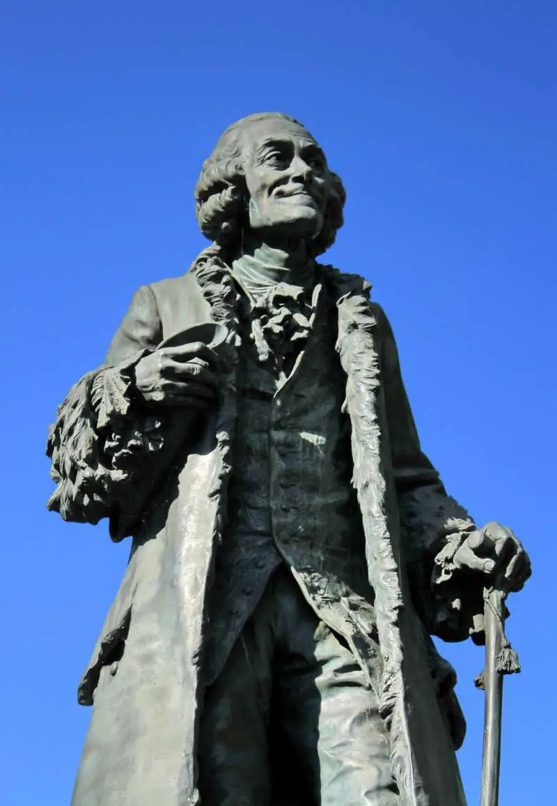 Statue of Voltaire, Ferney-Voltaire, France