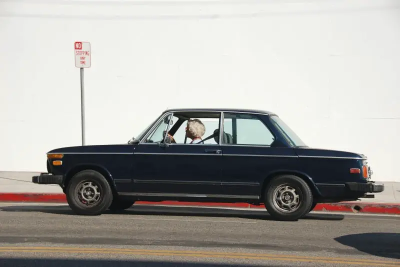 Old Woman Driving